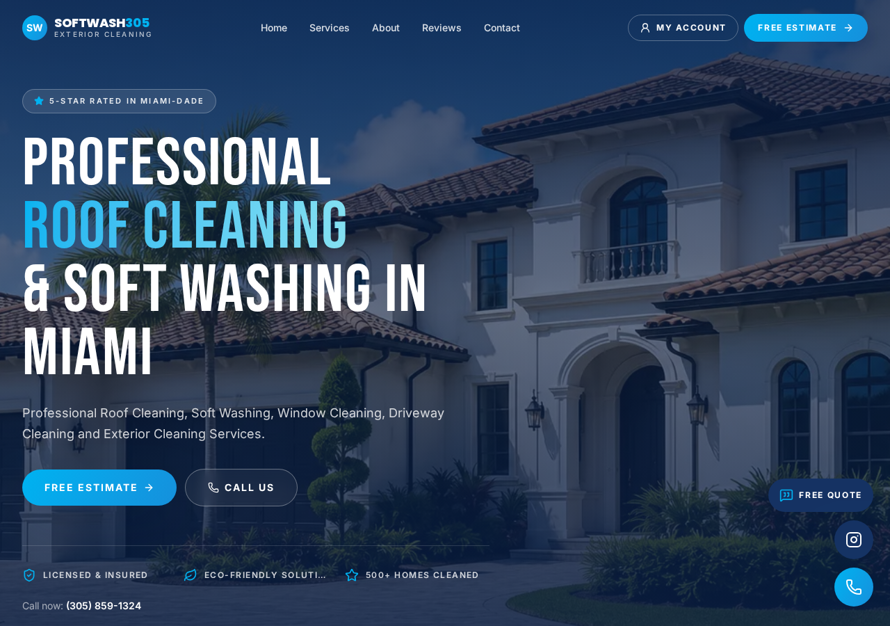 SoftWash305 website project